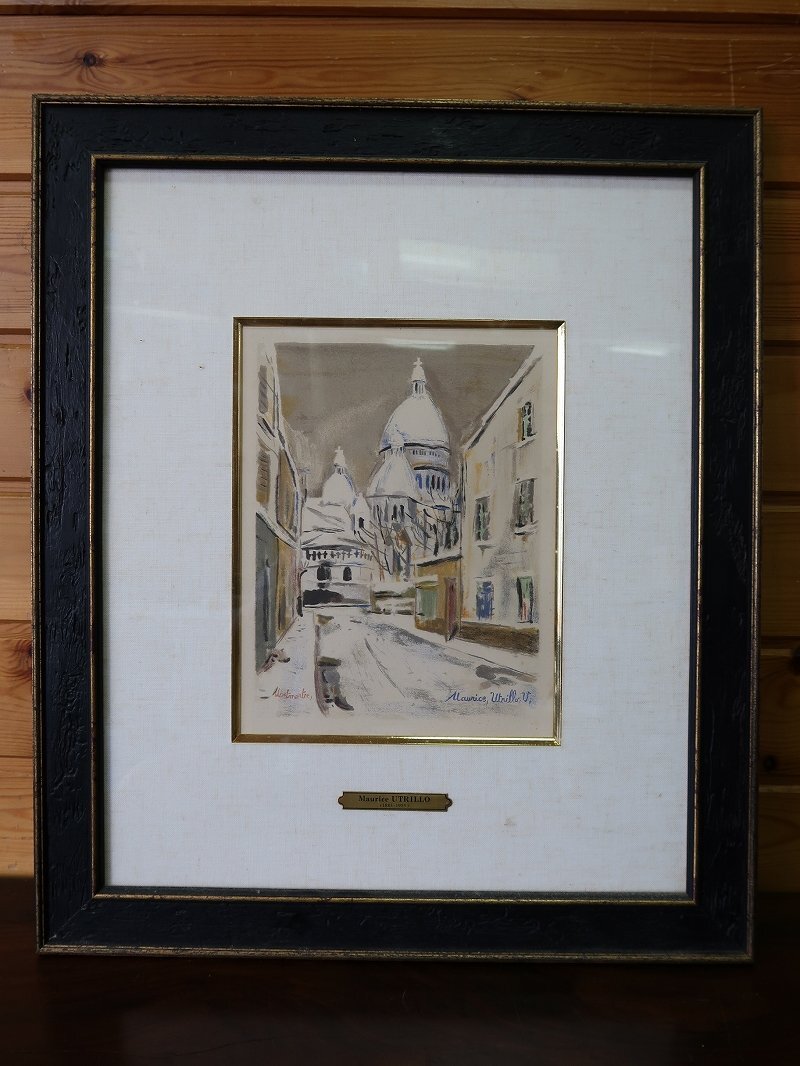 杉野保平 油彩画 サクレクール寺院画 1981年制作 19-308】杉野保平