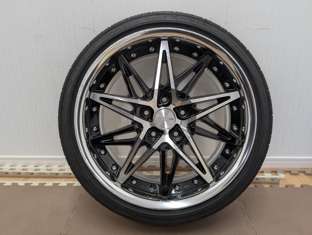 中古美品21インチ21インチ WORKシュバートSC4 ステップリム深リム(9J