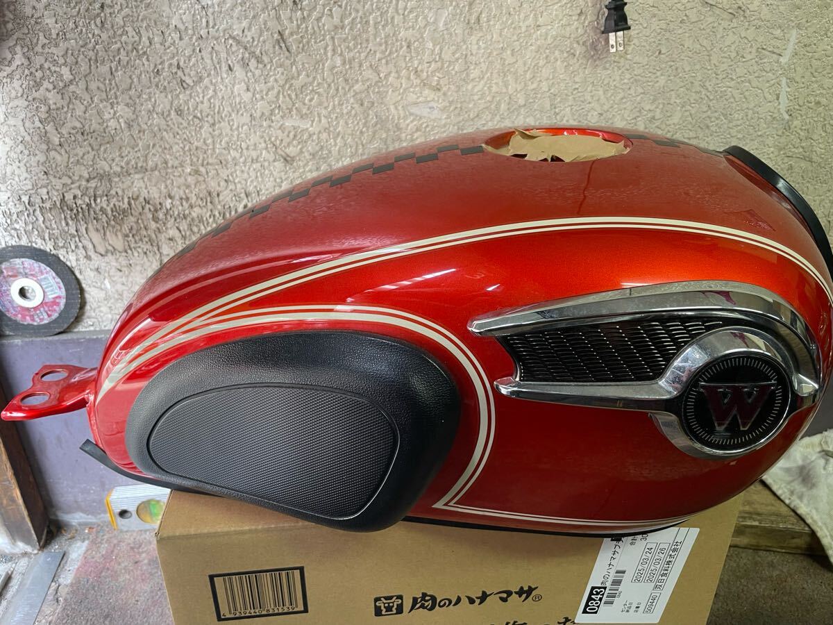 W650 kawasaki カワサキ 2007年式 キャンディバーントオレンジ 中古の