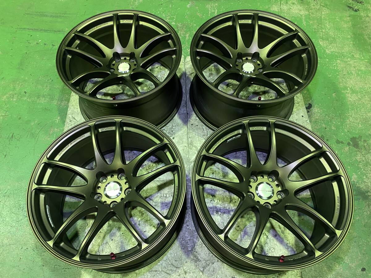 WORK EMOTION CR 2P ワーク エモーション 10j+15 10.5j+10 pcd114.3 