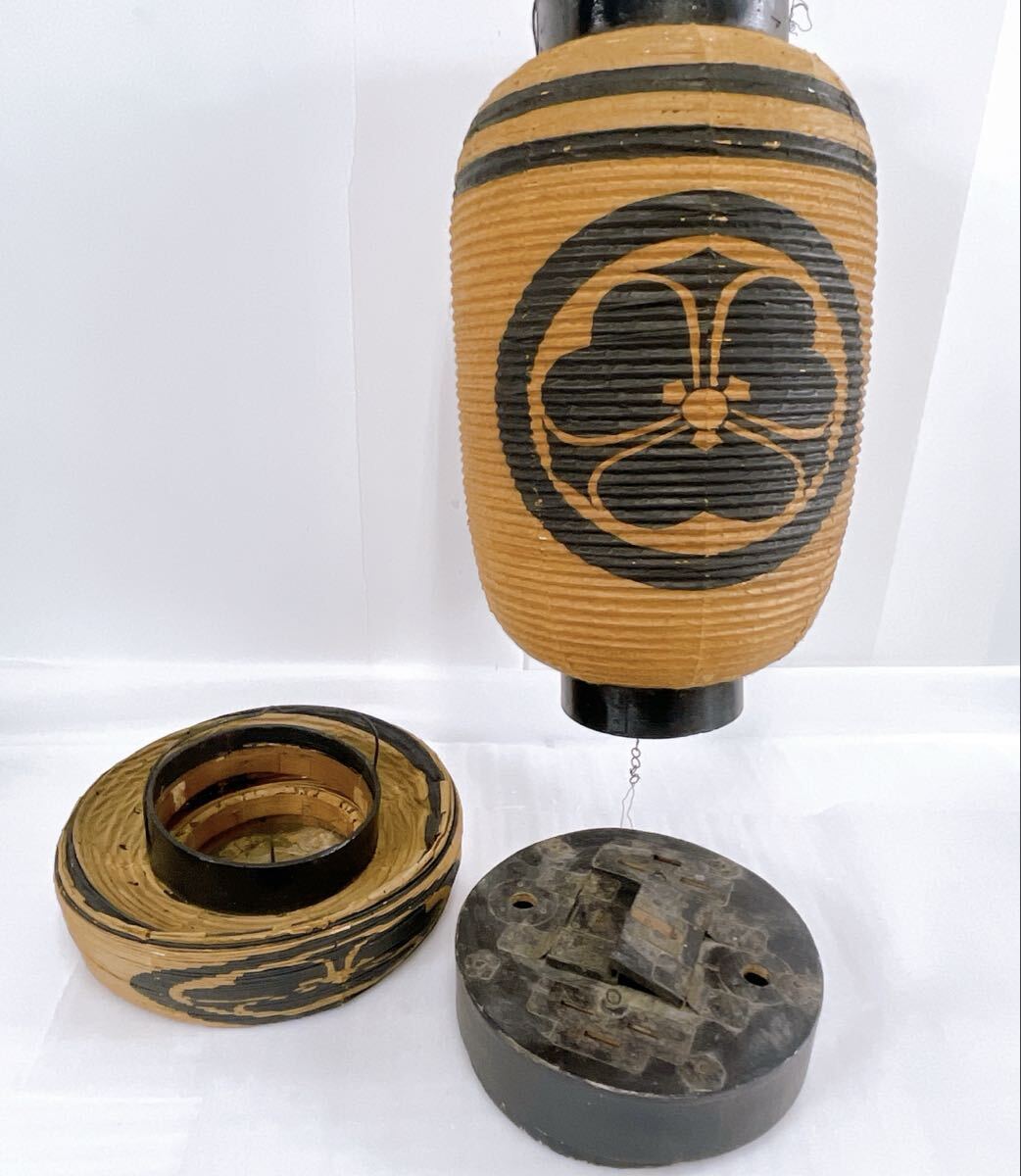 小田原提灯 江戸〜明治 アンティーク 古民具 骨董品 古民具 小田原提灯 【