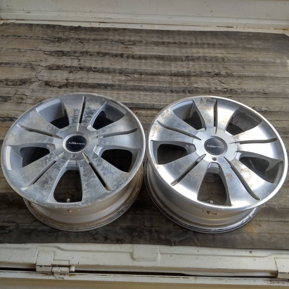 中古】希少 当時物 シュティッヒ ディッシュ 17×9J 8J ET＋35 PCD114.3