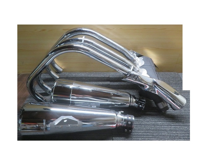 ハーレー純正】 65747-94 北米ショート サイレンサー #106 / クローム