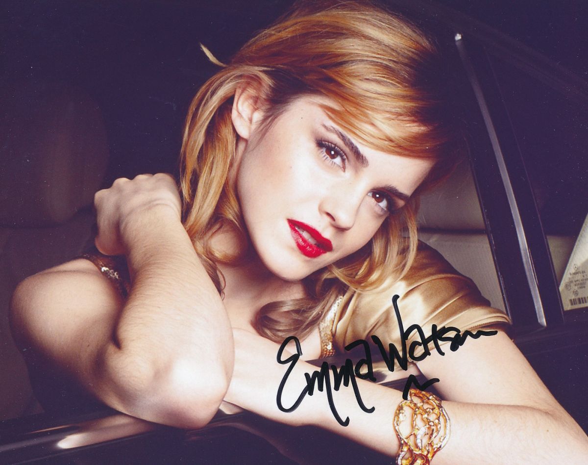 エマ・ワトソン Emma Watson 直筆サイン入り写真 証明書付き 『ハリー