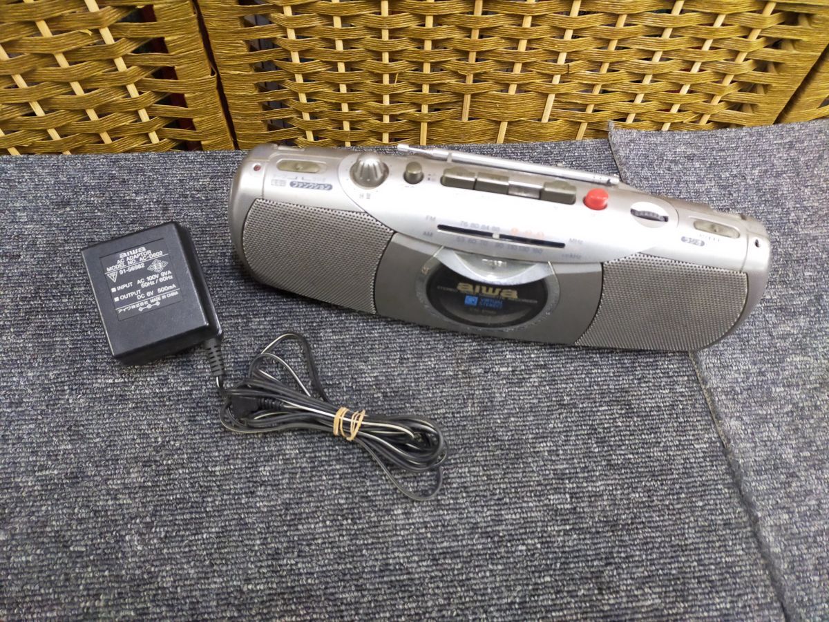 美品！aiwa アイワ☆CDラジカセ CSD-ES227 基本動作確認済み 取説 元箱