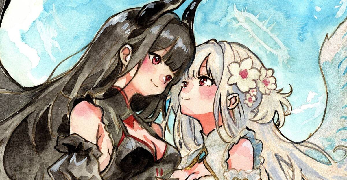 手描きイラスト 【手描き イラスト】オリキャラ 女の子 カラー 創作