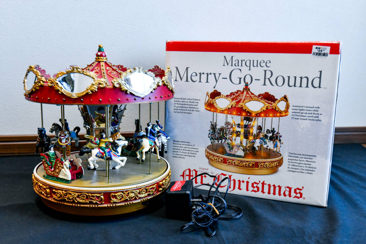 新品】超レア☆ミスタークリスマス Mr Christmas 豪華メリーゴーランド