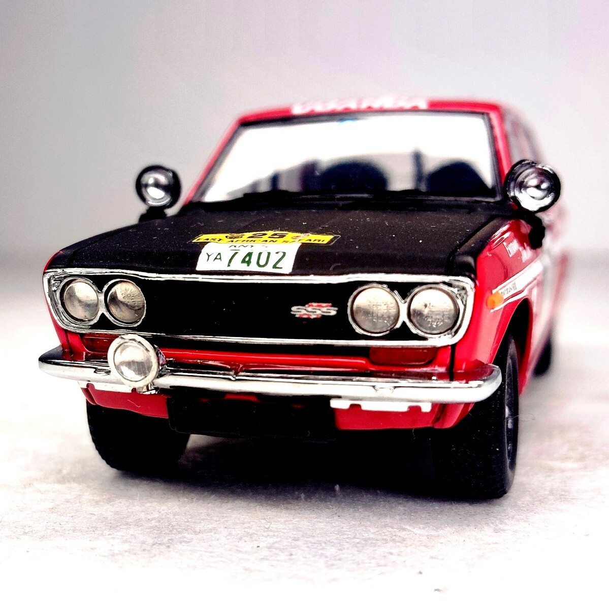 中古】昭和レトロ ATC Asahi toy DATSUN BLUEBIRD ダットサン ブルー 