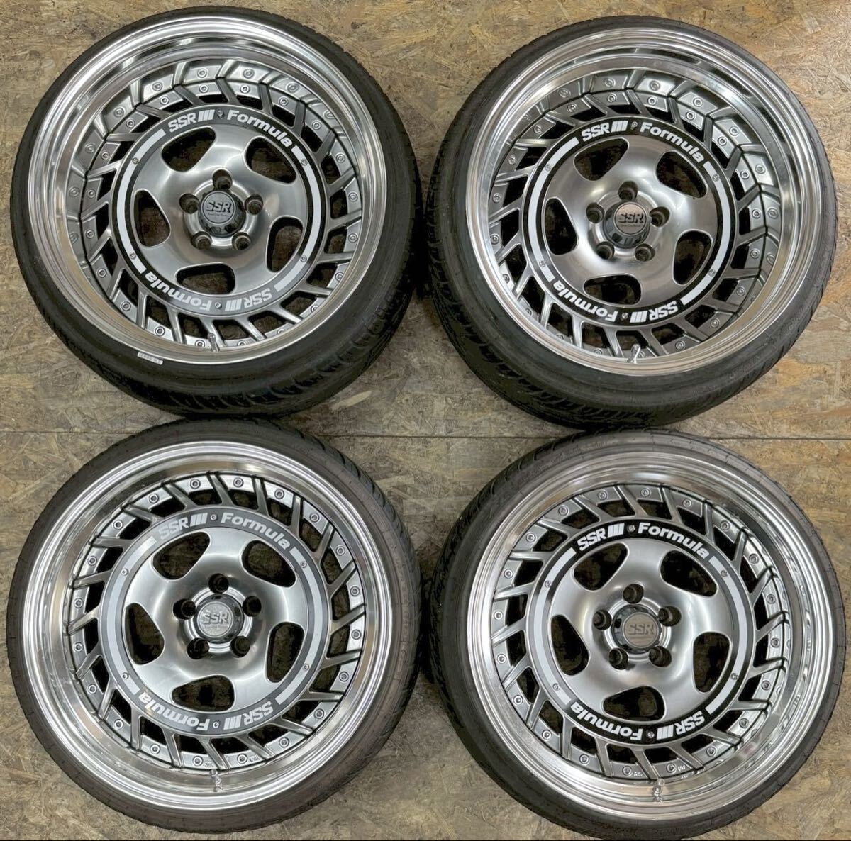 SSR フォーミュラ エアロスポークPCD100 5H 18インチ 4本セット