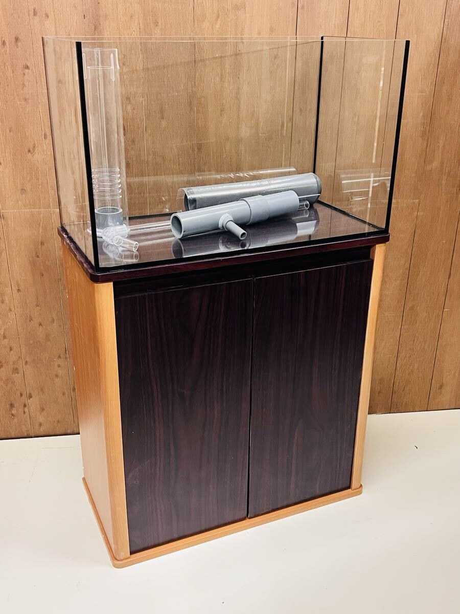 新品】1台限り！600×450×450オーバーフロー水槽 ブラックシリコン