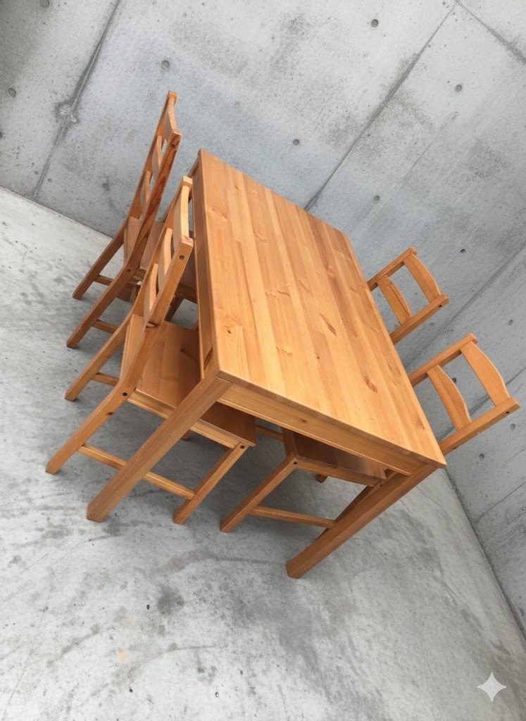 IKEA JOKKMOKK 22737 ダイニングチェア 4客セット 木製 イケア 格安