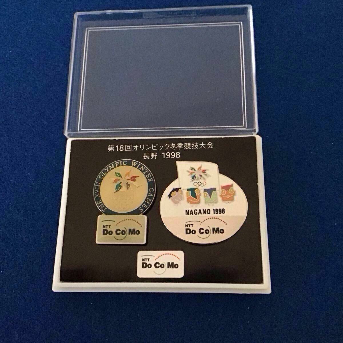 中古】NTT Docomo ドコモ 社章 中古美品 ピンバッジ ピンバッチ の落札