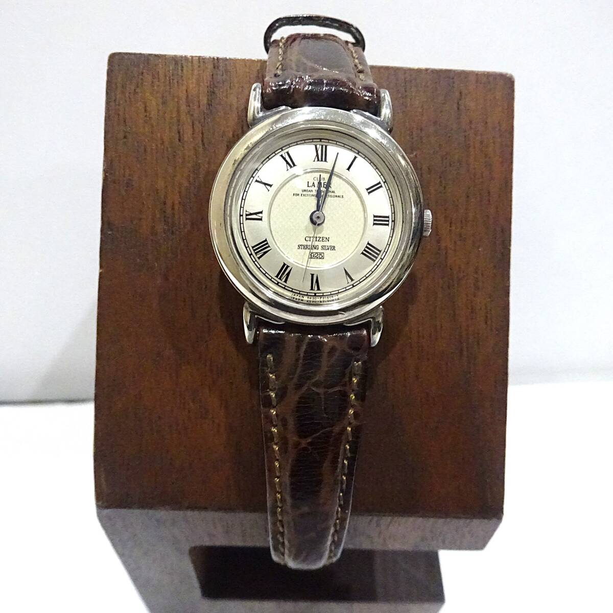 スターリングシルバー クォーツ時計 925刻印 シチズン製 スターリング
