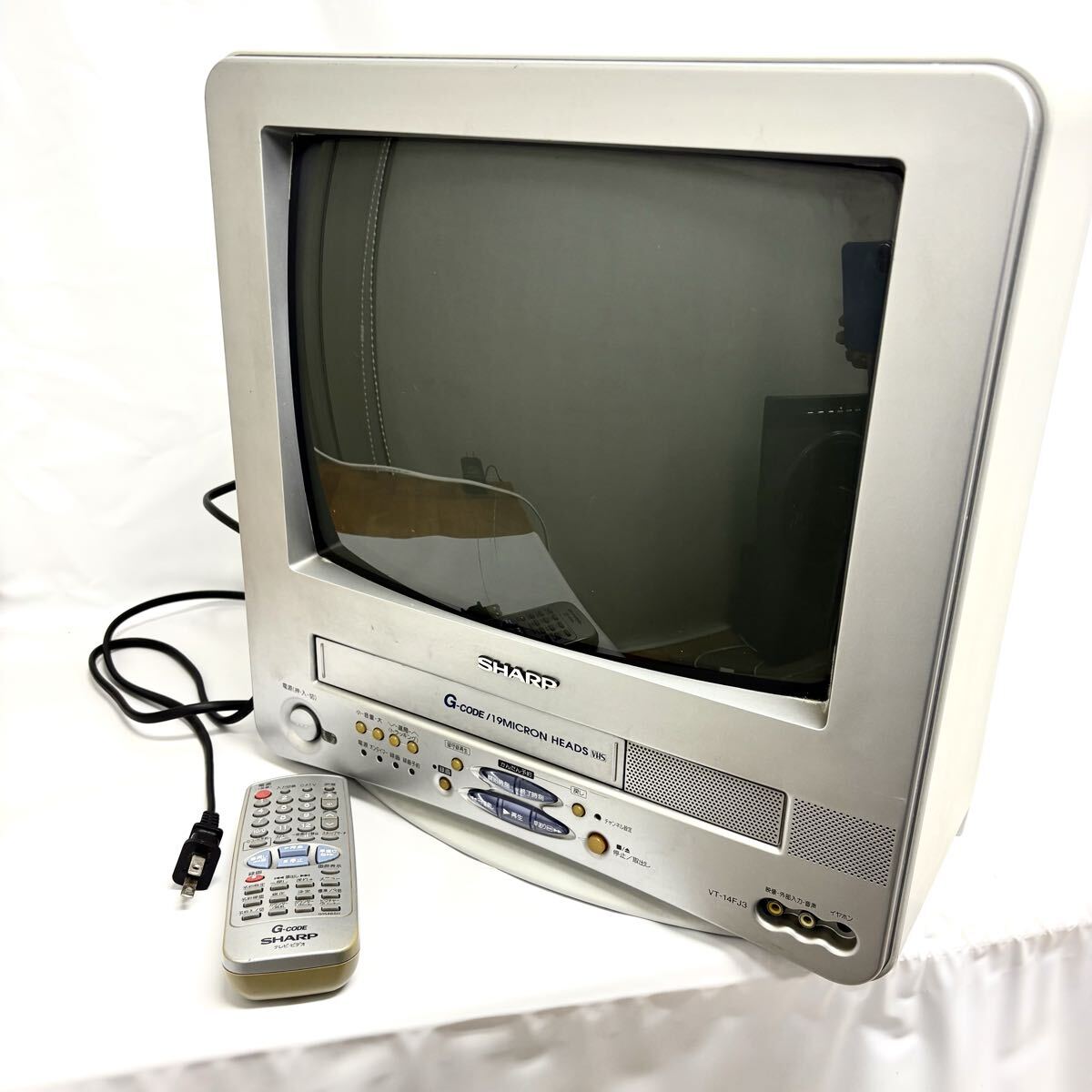 中古】シャープ 21型テレビデオVT-21FF3-W リモコン無しの落札情報詳細