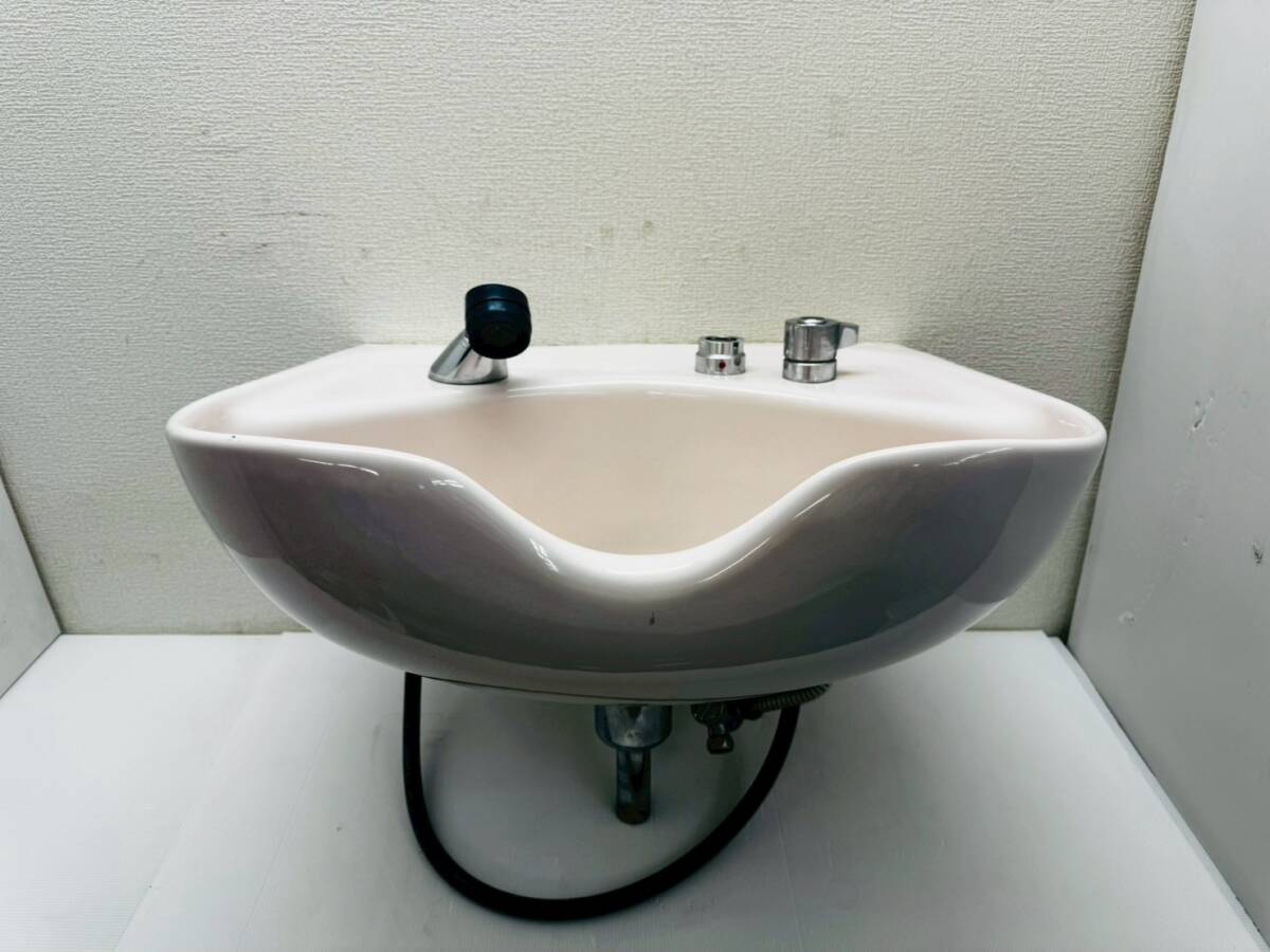 f107 TOTO シャンプーボウル SZ313RU 混合水栓サーモ付き 洗髪 美容室