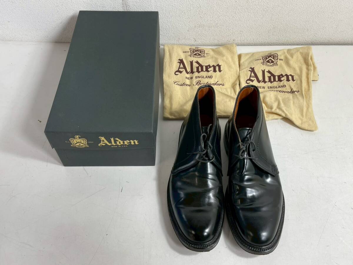 送料無料】ALDEN 1359 1340 コードバン チャッカブーツ 6D オールデン 