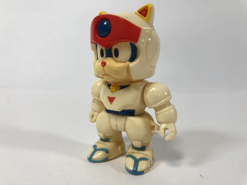 キャッ党忍伝てやんでえ ソフビフィギュア　生産終了 samurai pizza キャッ党忍伝てやんでえ プルルン ソフビ フィギュア 当時物 約10