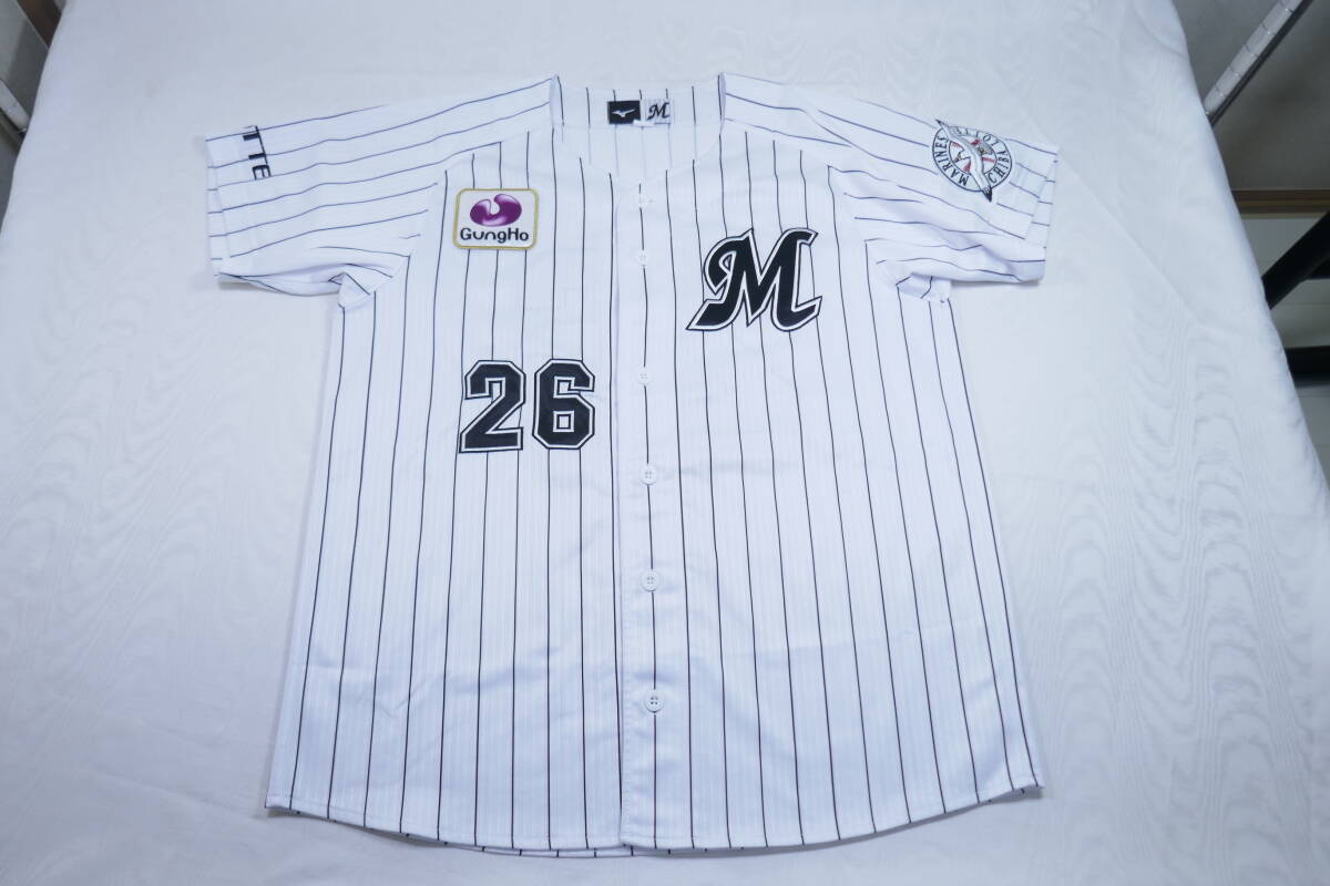 【新品タグ付き・超希少】デサント製 ロッテ team26 NPB付ユニフォーム 未使用】正規品 NPB デサント製 2014チーム26/TEAM26 千葉ロッテ