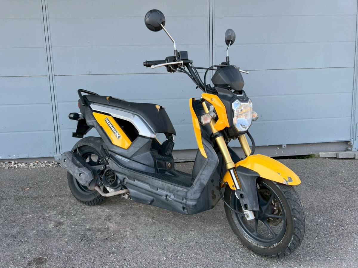 確認用〈108〉 ホンダ ズーマー キャブ車 希少なイエロー 通勤、通学、レジャー
