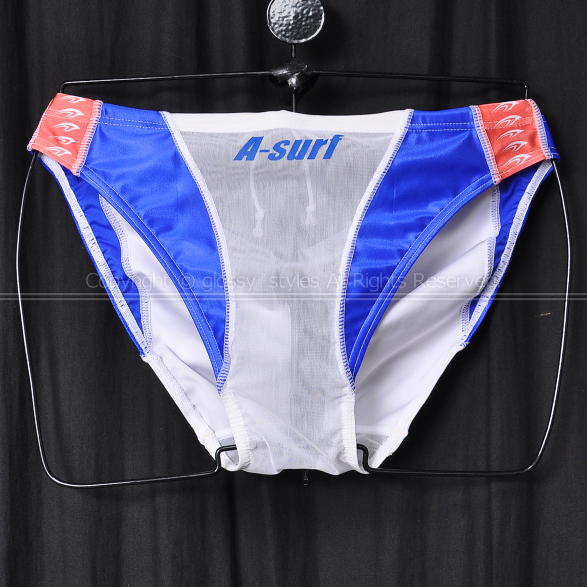 新品】SURF BLADE A-surf エナメル ブルー 競パン Vパン バック
