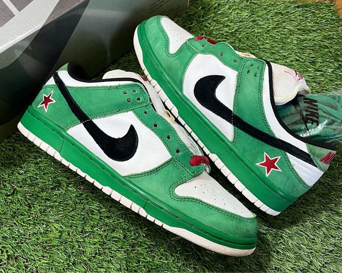 NIKE DUNK LOW PRO SB ハイネケン HEINEKEN SUPREMEの落札情報詳細 