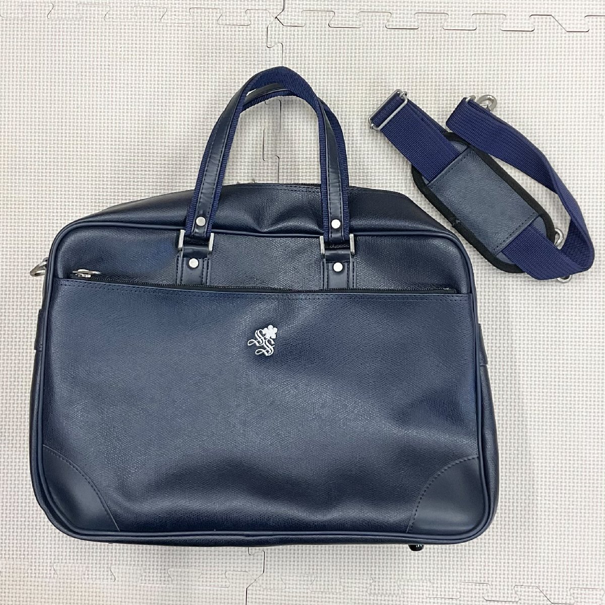 新品】千葉県 私立和洋国府台女子高校の指定革カバン スクールバッグ
