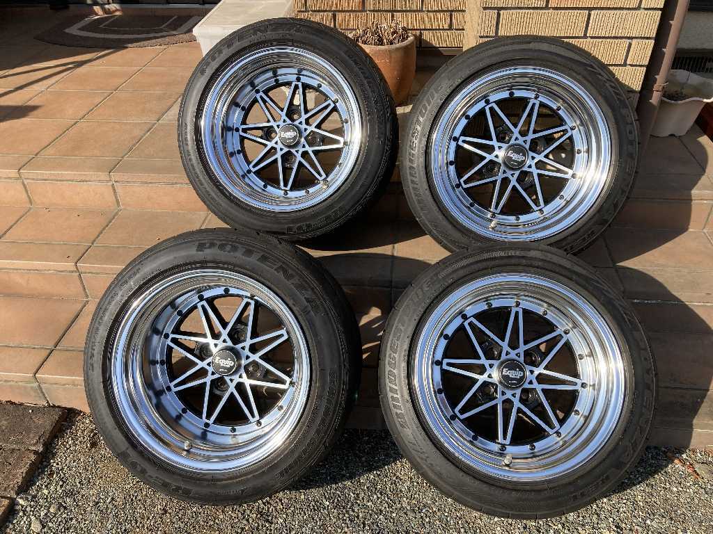 中古】WORK ワーク Equip エクイップ 16インチ 7.5J +40位 PCD 114.3