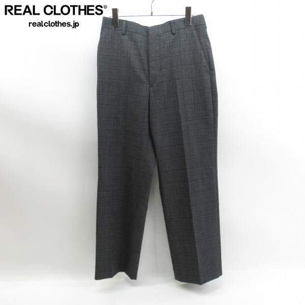 AURALEE オーラリー 18AW WOOL KID MOHAIR GABARDINE WIDE SLACKS