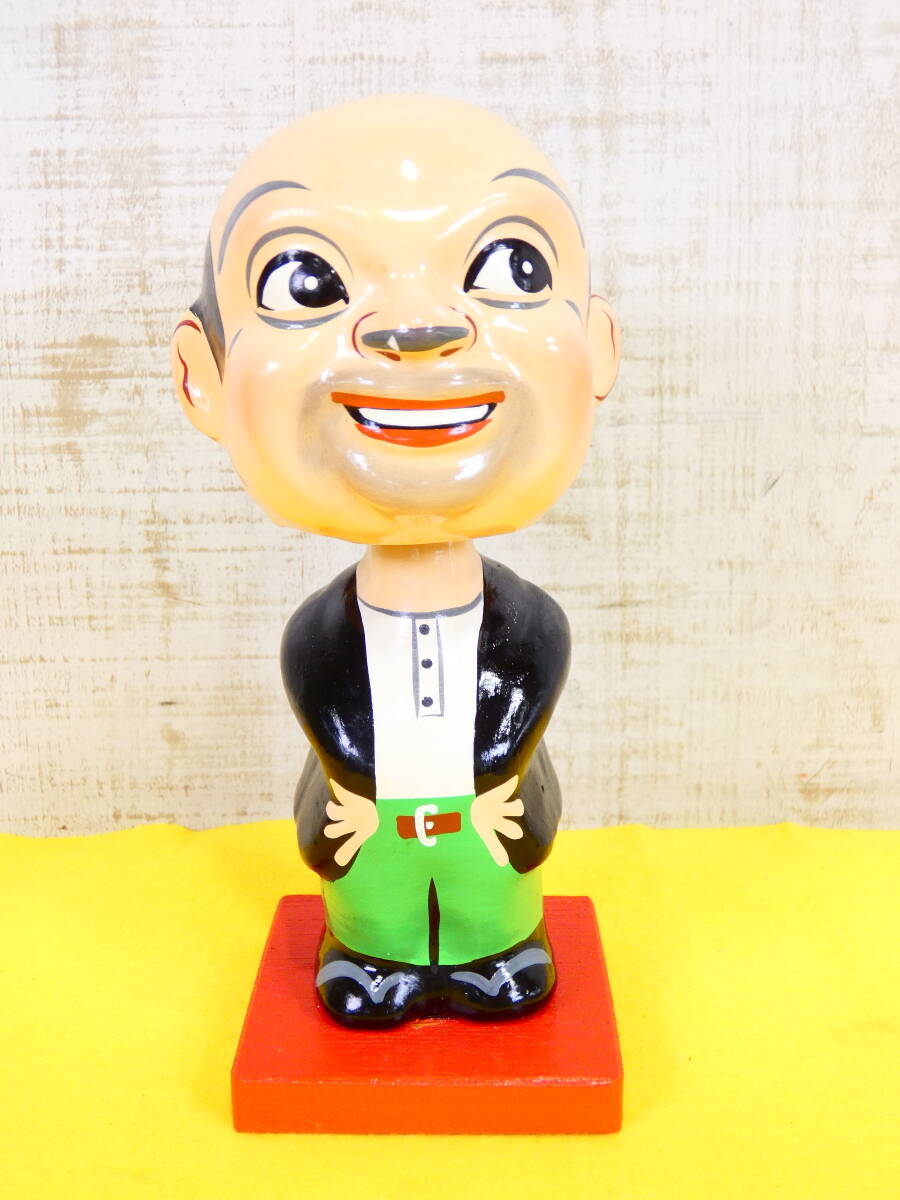 中古】『デン助人形』首ふり人形 昭和の浅草芸人大宮デン助の落札情報