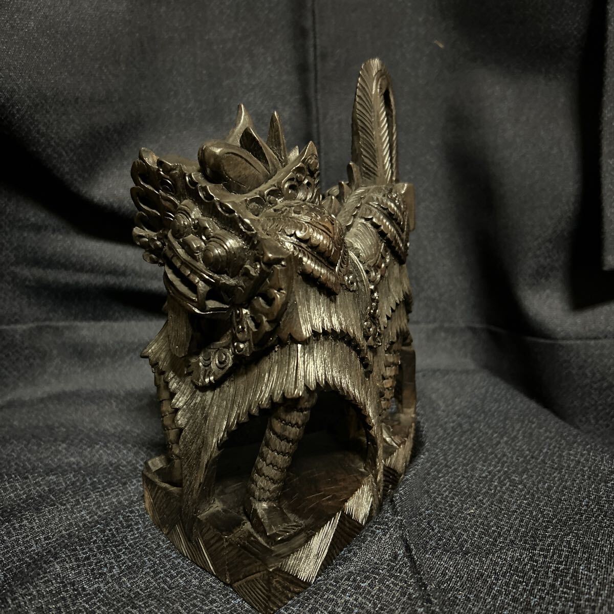 ガルーダ インドネシア バリ 神様 工芸品 木工 エスニック 古美術品の