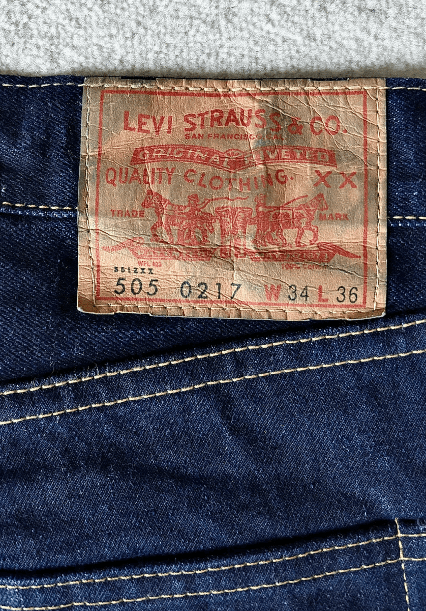 送料込 Levi's 501XX 31×34 ダブルネーム 赤耳 66501 チェーンステッチ