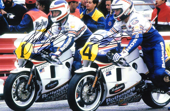 貴重/80's！◇Rothmans HONDA フレディ・スペンサー 半袖Tシャツ◇S-M