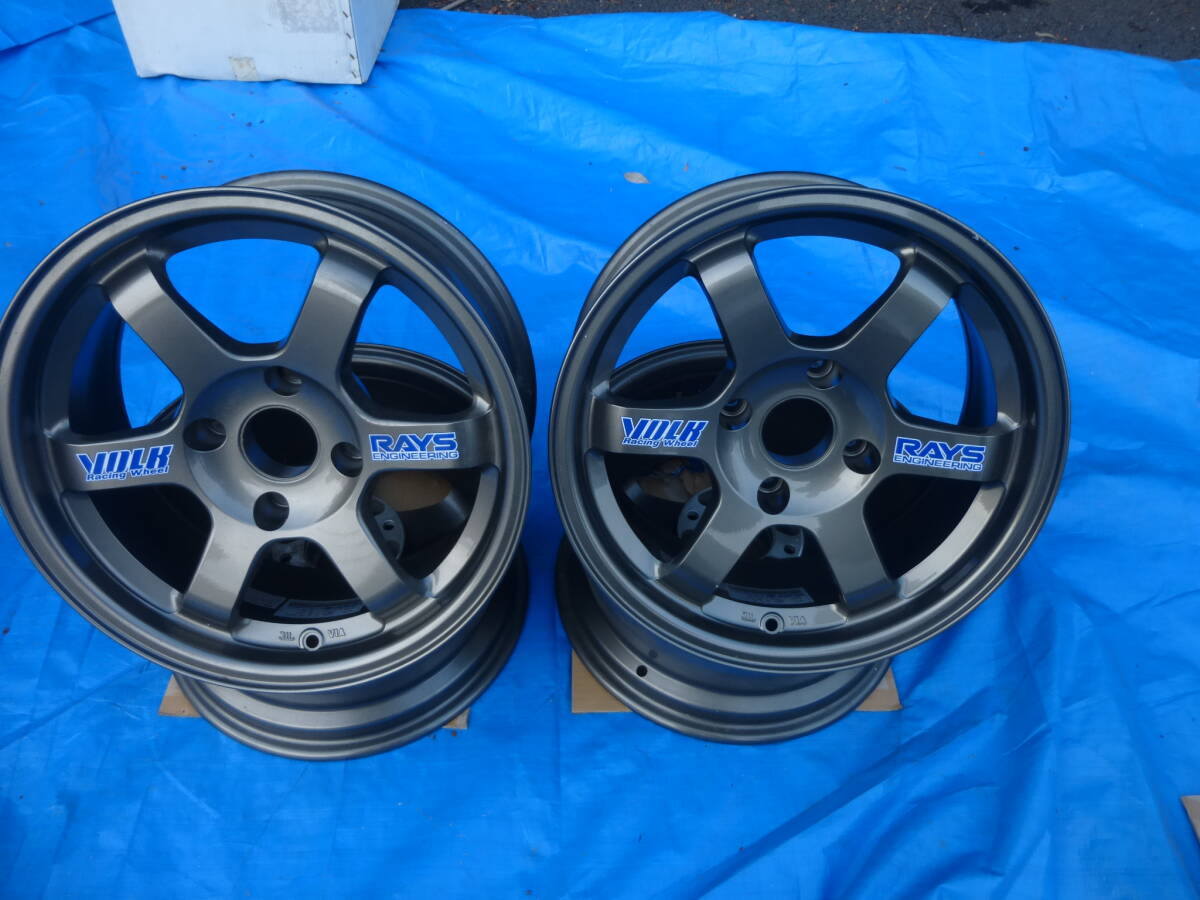 希少 深リム ADVAN Oni 鬼 アドバン オニ 15インチ 7JJ 4H-114.3 +15 2