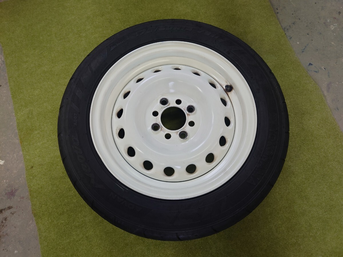 ブリジストン スーパーラップ 14インチ 6J+38 PCD100-4H カールリム 2