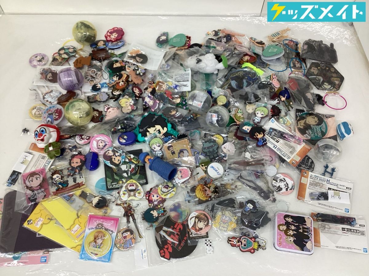 銀魂　缶バッジ　ラバーストラップ　アクリルスタンド等　約130大量まとめ売り 新品】［新品］銀魂◇ わちゃっと！ラバーストラップ 万事屋デザイン