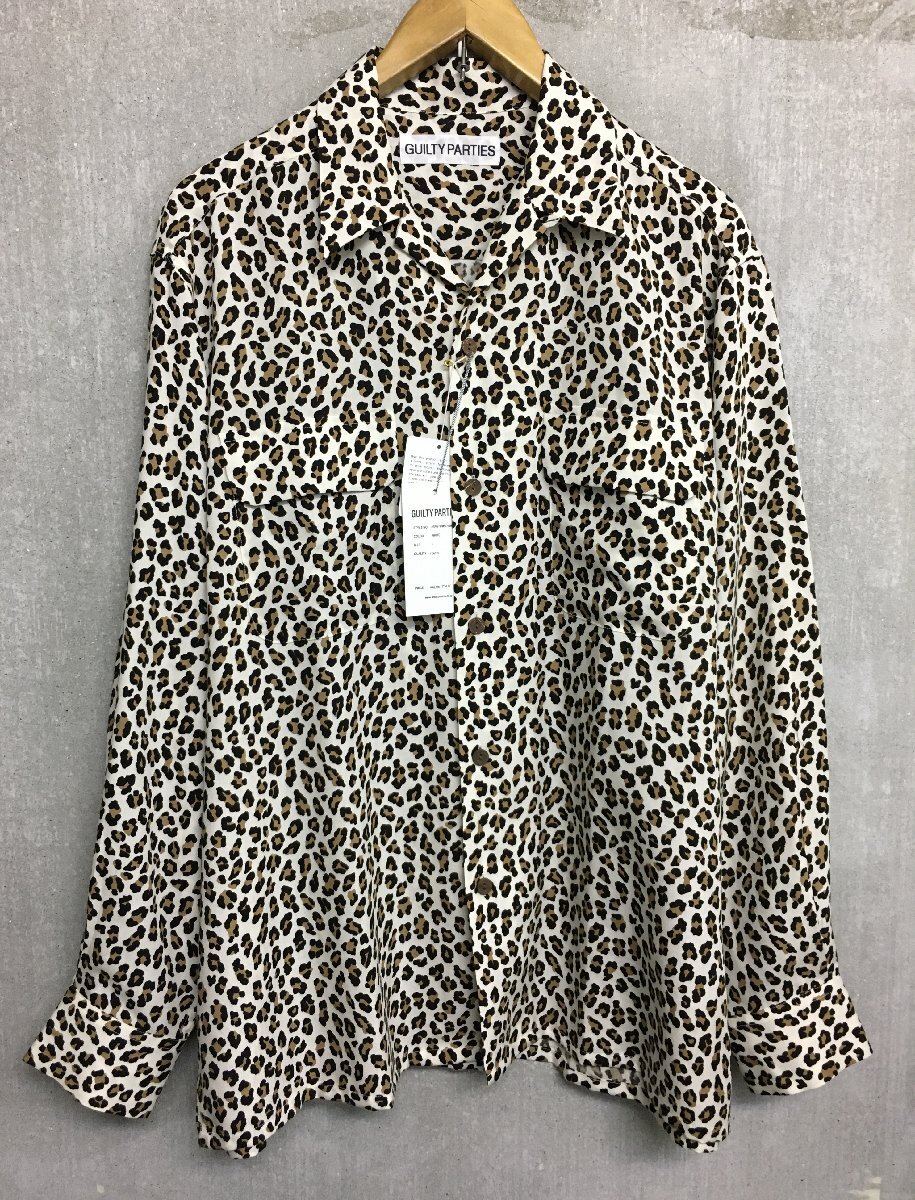 WACKO MARIA LEOPARD HAWAIIAN SHIRT L 窪塚洋介着 ワコマリア 豹柄