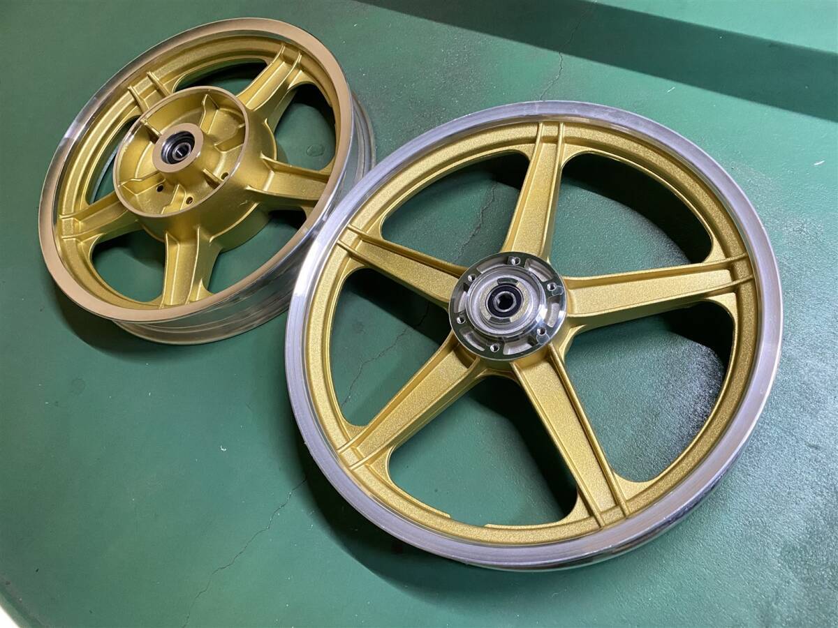 やや傷や汚れあり】当時物 Z1 Z2 ハヤシキャストホイール 6穴 ノンレス 