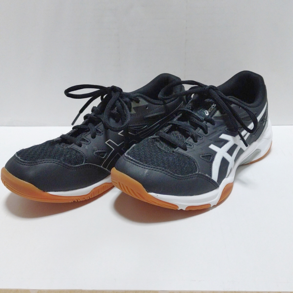 中古】☆mizuno ミズノ バレーボール シューズ 24.5cm 白×赤 未使用品