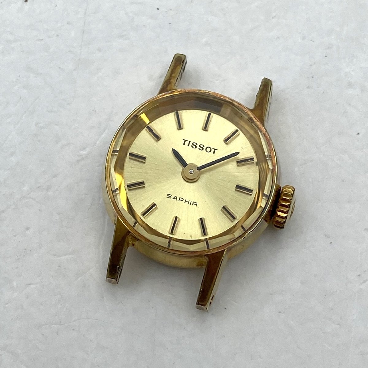 稼働品 TISSOT Saphir ティソ 手巻き レディース 腕時計 傷や汚れあり 