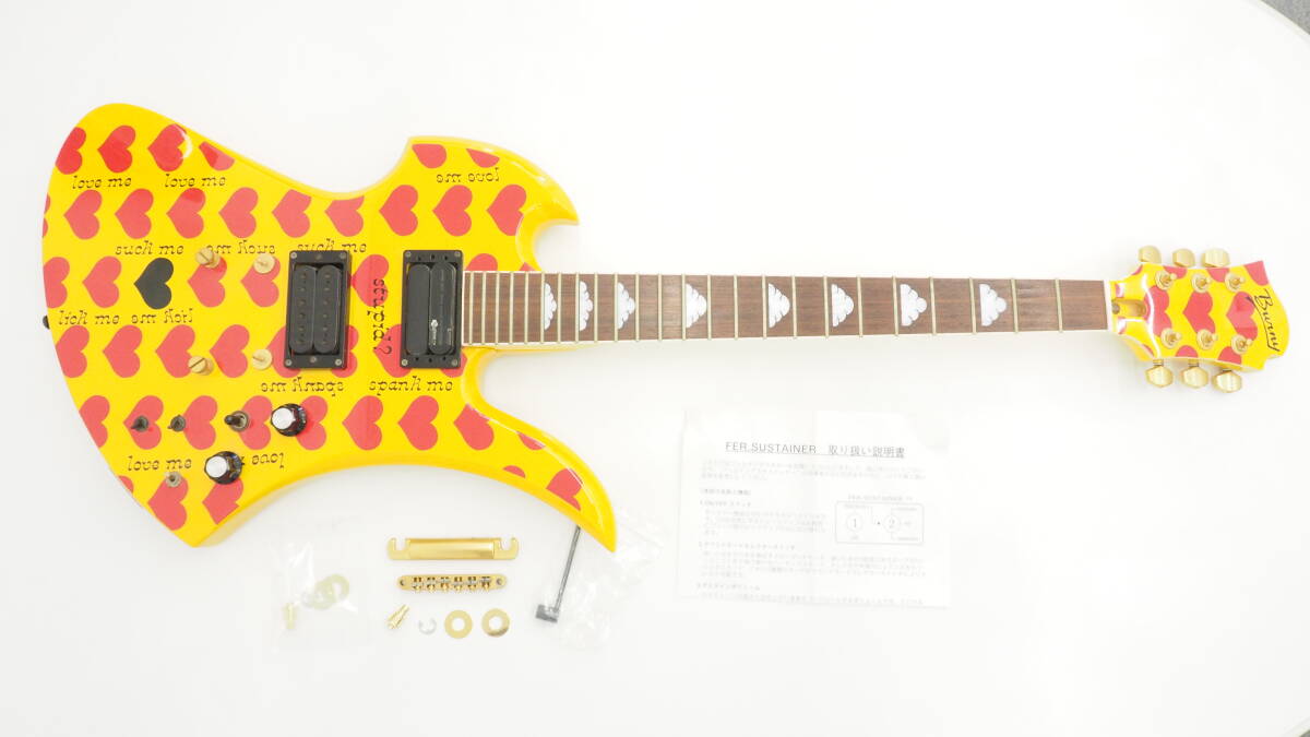 中古】□Burny□H-65/hide/hideギター/レア/シャチ/クジラ
