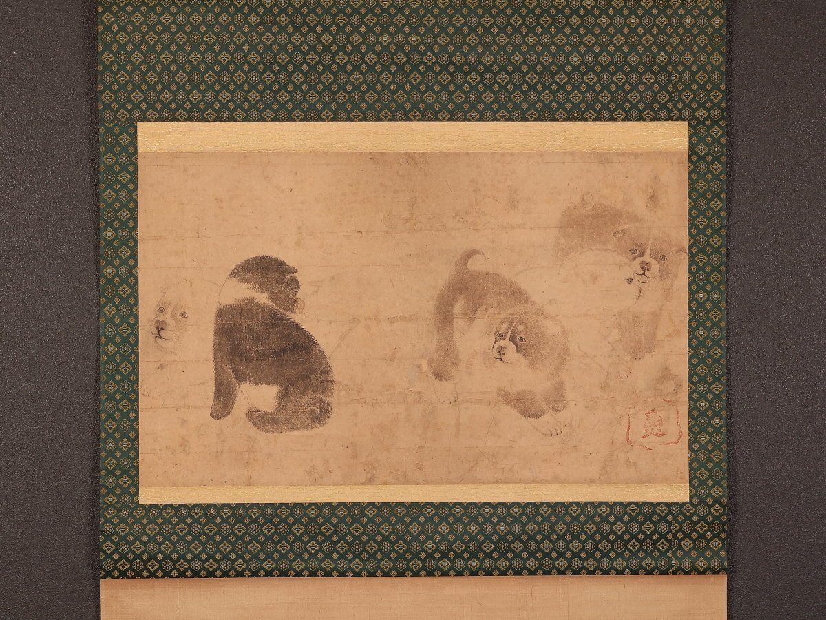 模写】特別出品！円山応挙 肉筆 春画 浮世絵 絹本 着色 掛軸「応挙絵巻