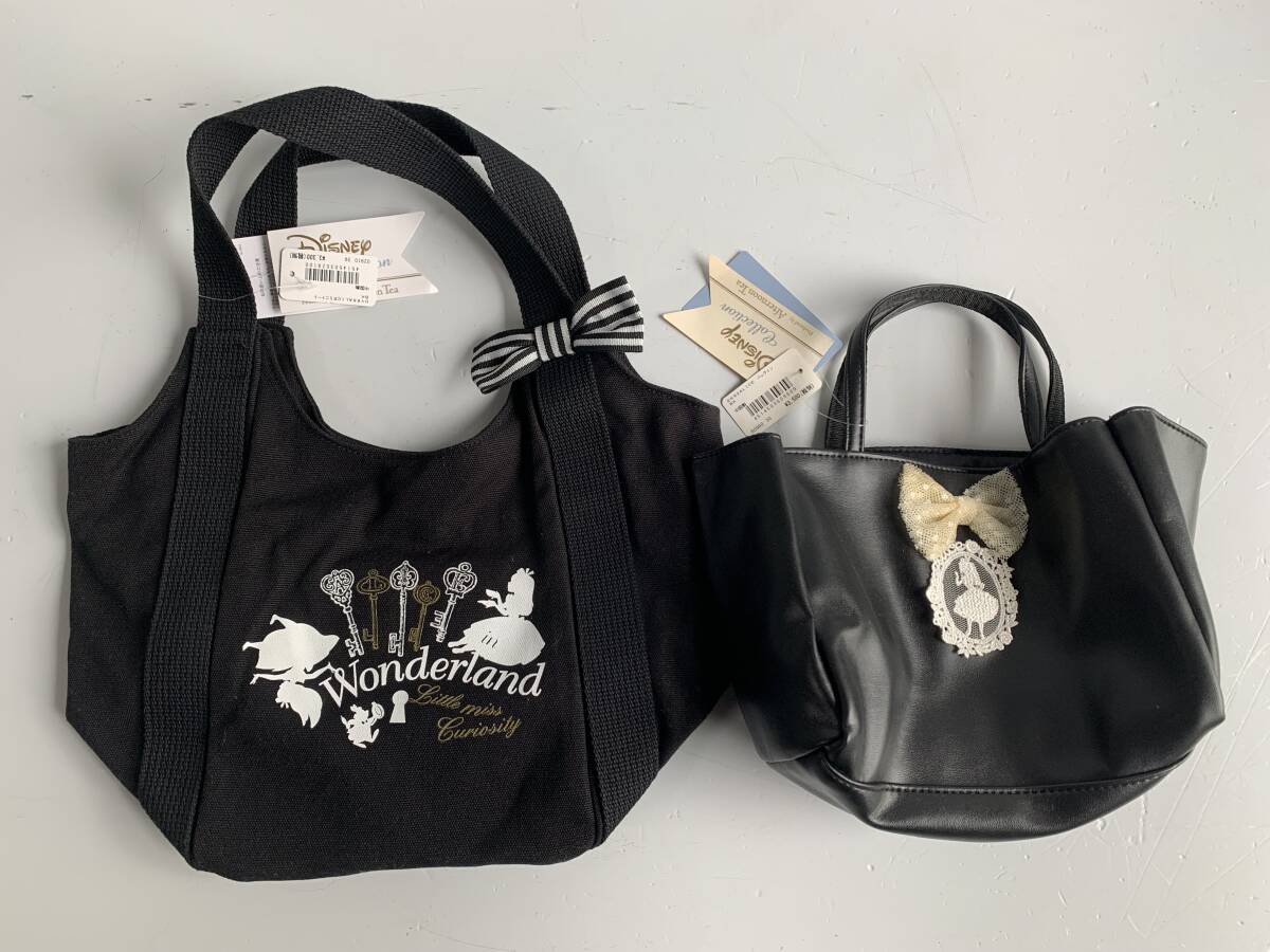 新品】◇アフタヌーンティー◇トートバッグ◇ブラック◇帆布 