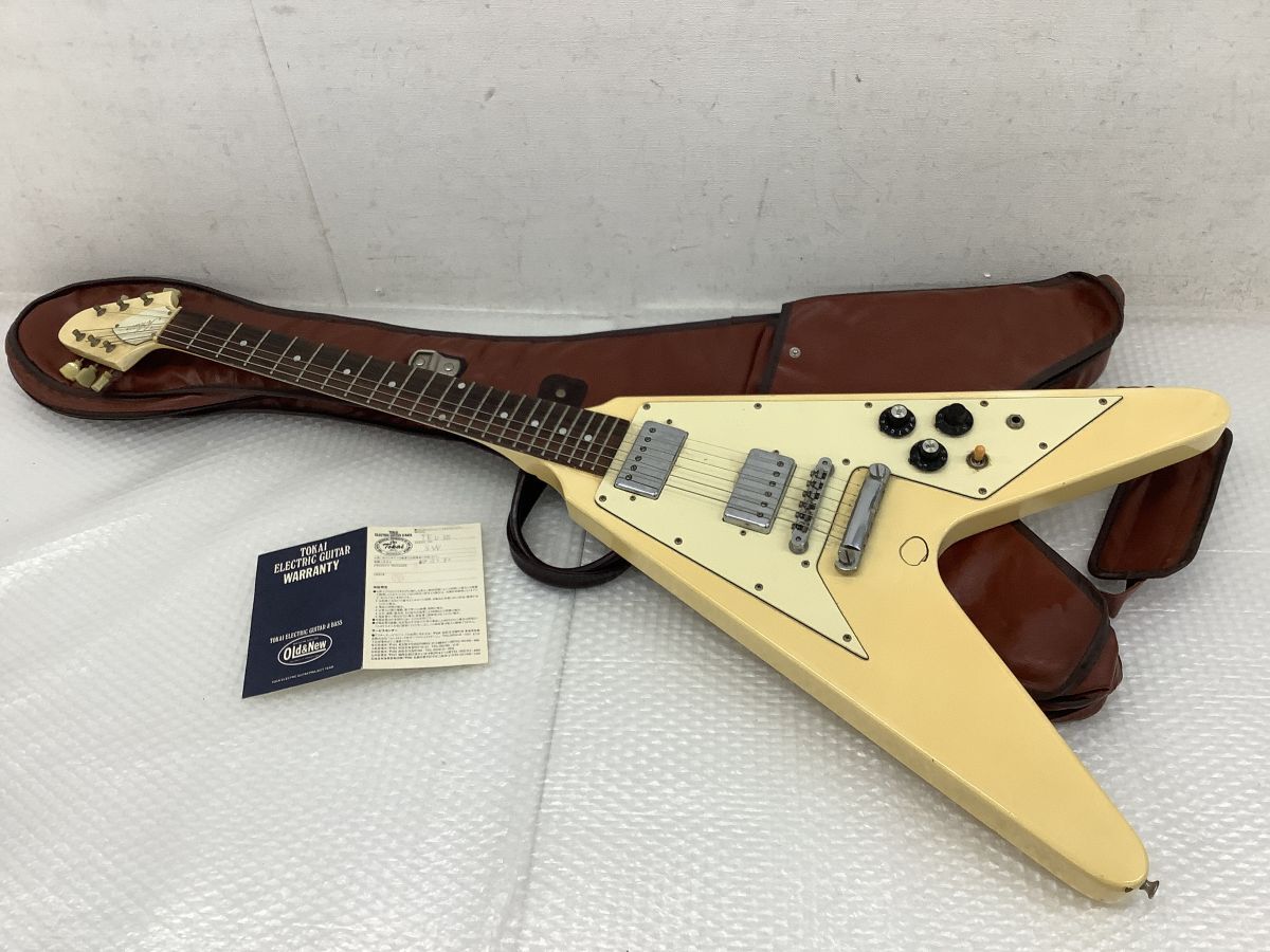 中古】△極希少△Burny/バーニー△V-155△フライングVエレキギター△の