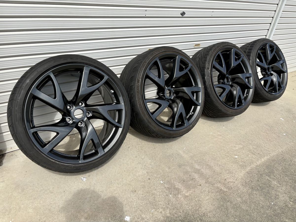 美品 がり傷なし フェアレディZ Z34 純正 19インチ アルミホイール 4
