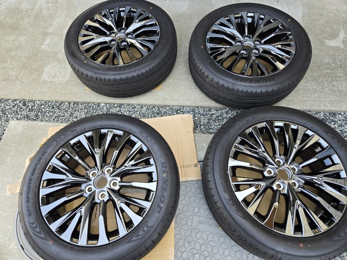 美品! 50系プリウス PHV GRスポーツ ダークスパッタリング 純正アルミ