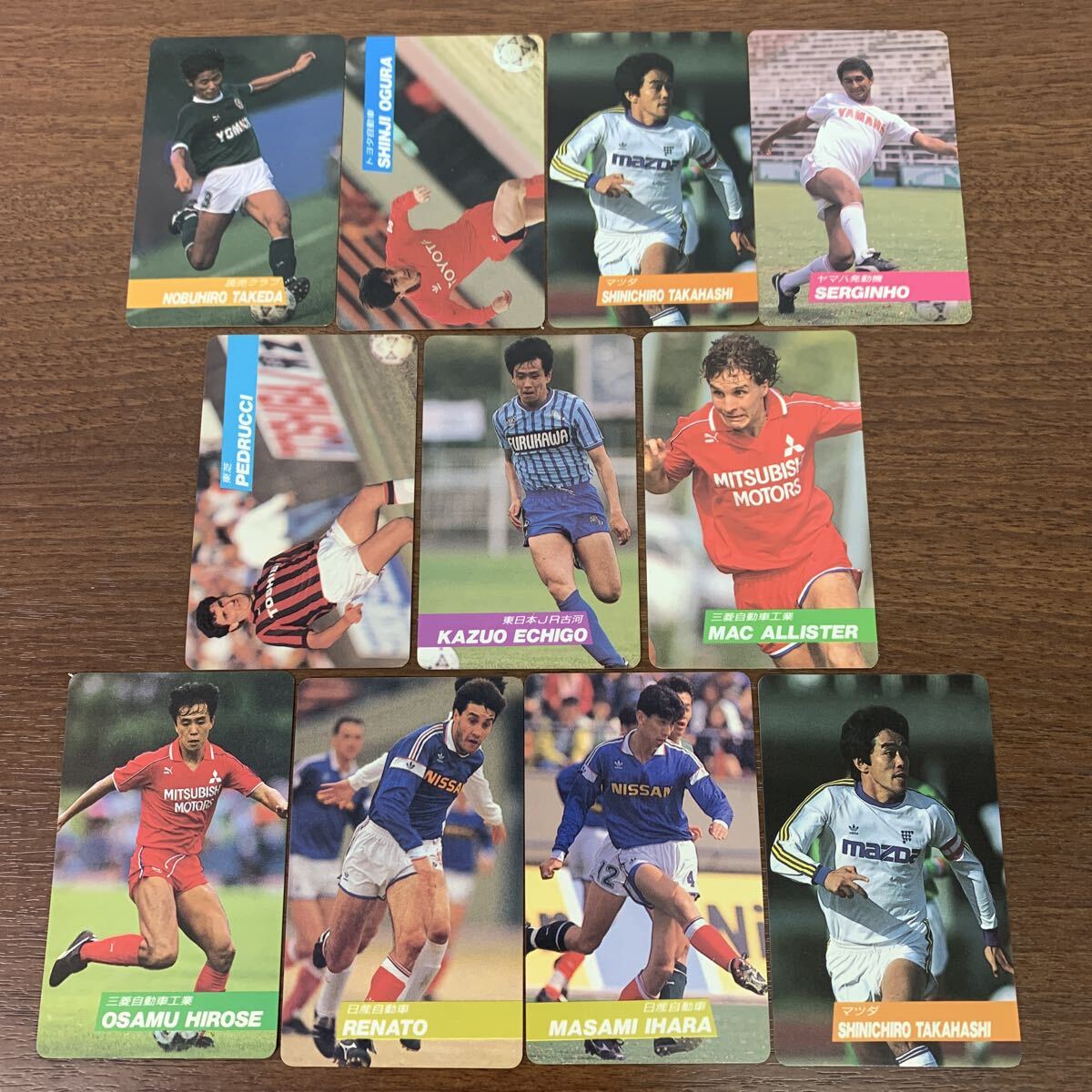 A8114 カルビー サッカーカード 1988 ラモス 武田修宏 森正明 中古の