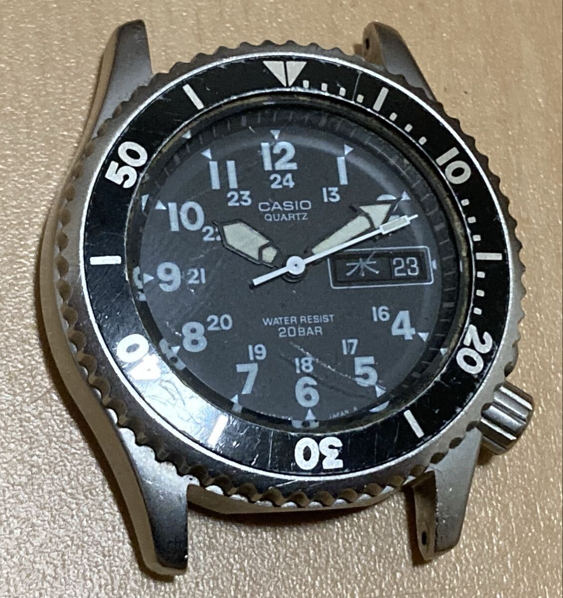 Z129】稼働☆1円スタ☆CASIO/カシオ ダイバーズウォッチ MTD-1010
