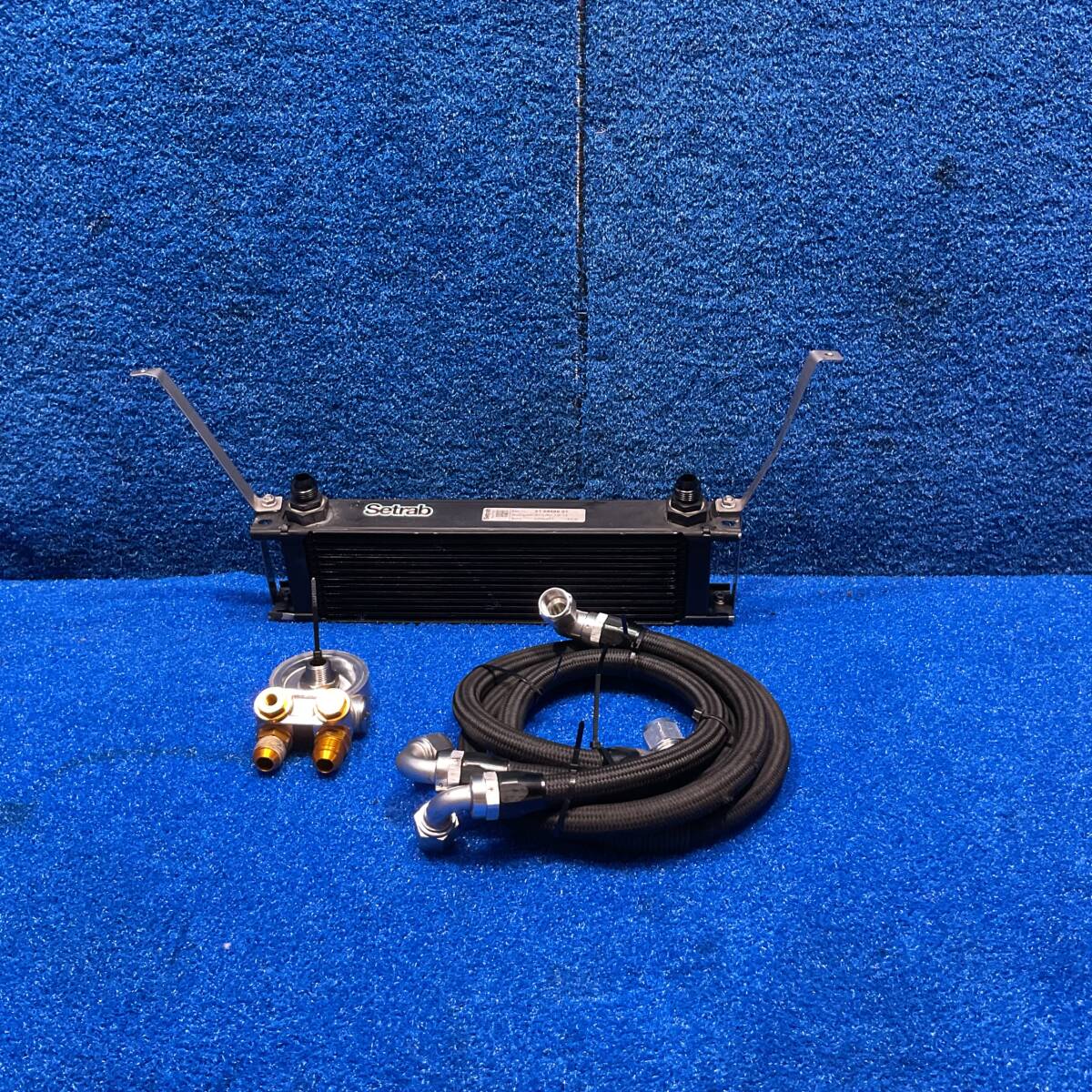 新品】SETRAB セトラブ オイルクーラーコア 16段 AN10 W310xH125xT50 
