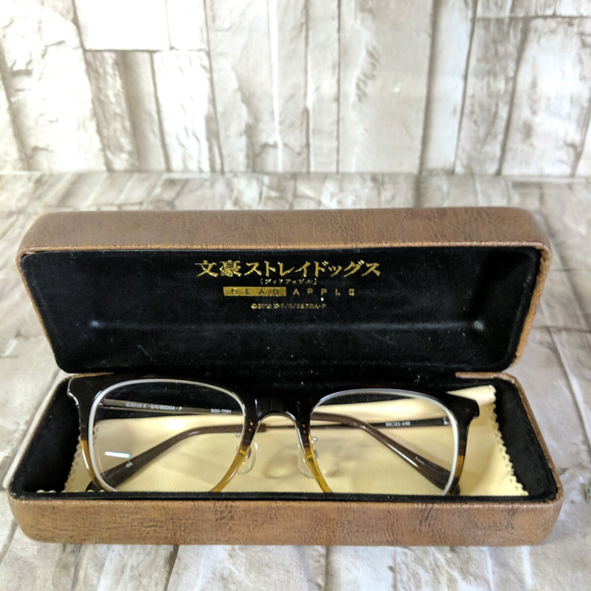 新品】文豪ストレイドッグス 中原中也 眼鏡市場 クロス 文スト 中也