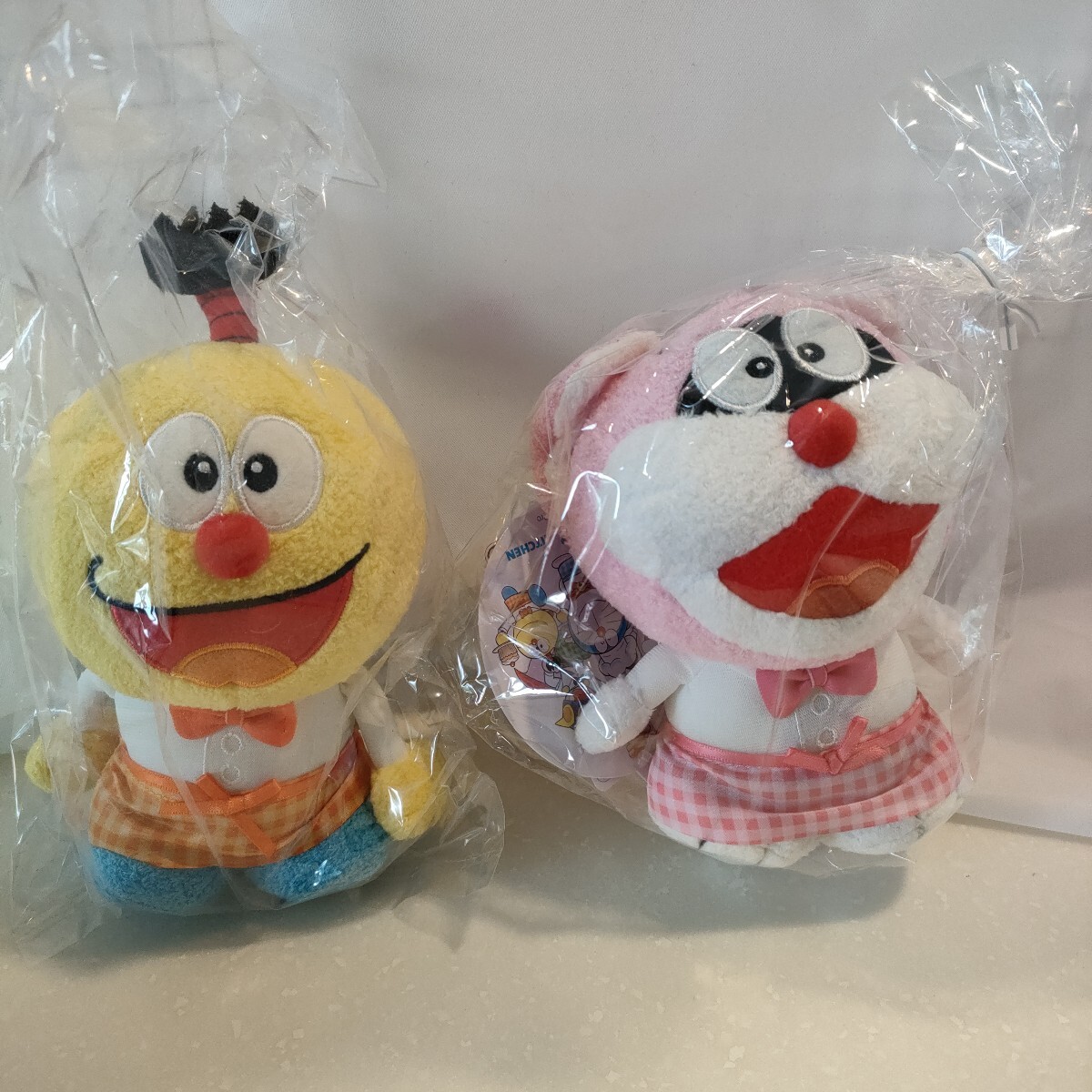 ◇当時物 ポコニャン ソフビ 指人形セット 未使用品◇ユタカ 1993 藤子